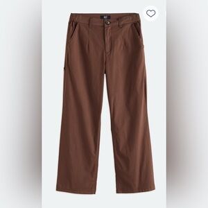 NWT- Dictionary Estrella Gabardine Double Button Straight Leg Trouser